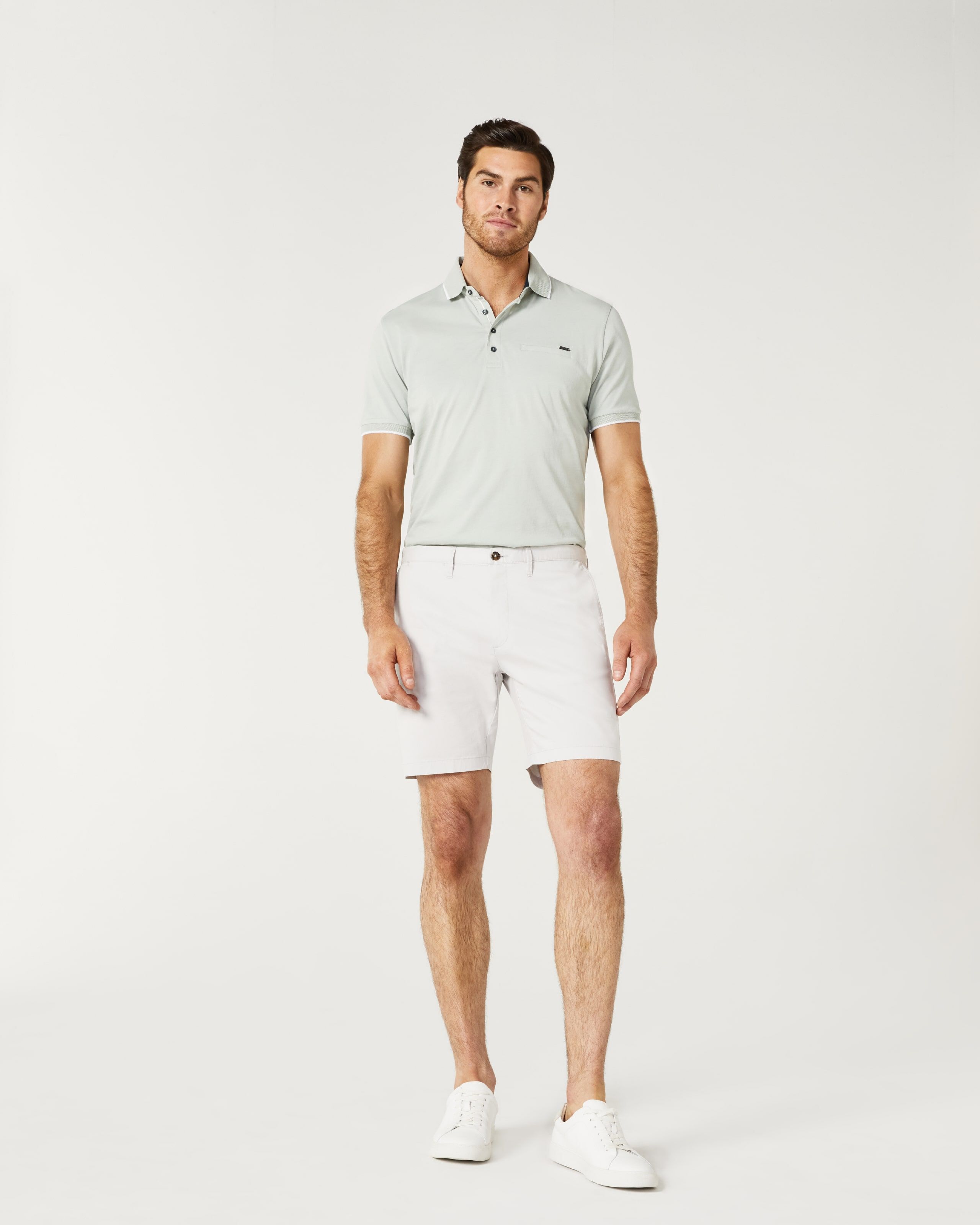 Green on sale polo shorts